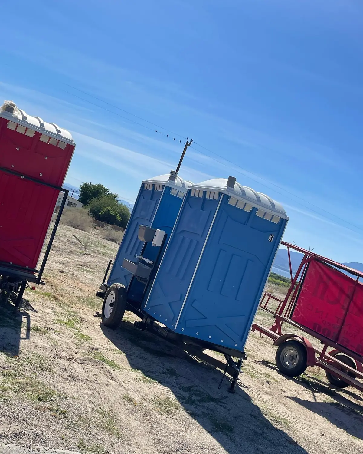 Martin Rental Works porta potty units for delivery to Reading, PA